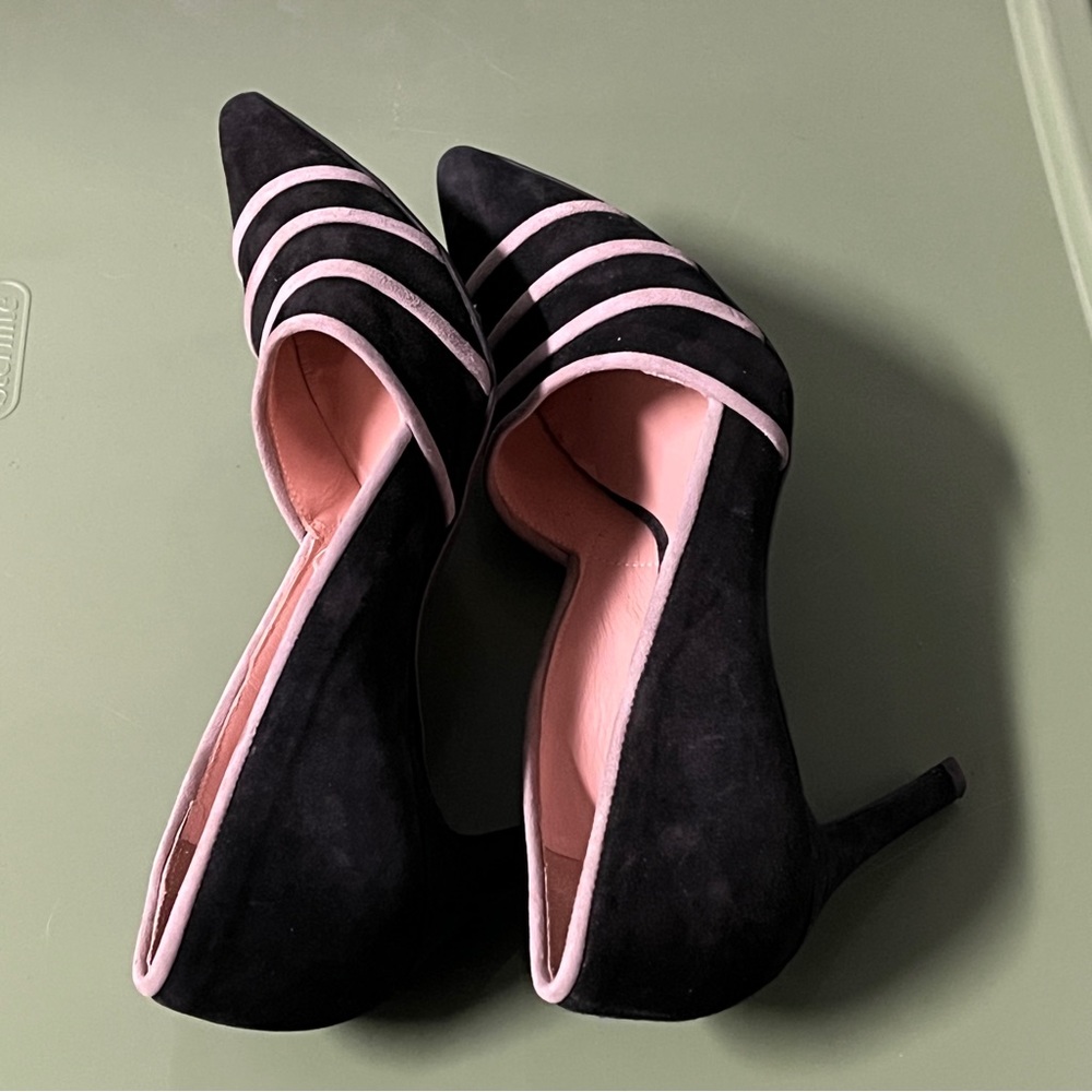 Jennifer Tattanelli Black Suede Shoes - Picture 4 of 7